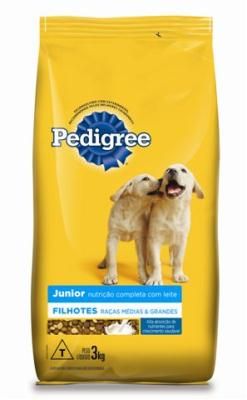 Pedigree junior filhote 3 Kg
